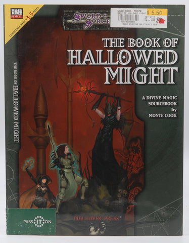 Book of Hallowed Might 3.5 (D20 Generic System), by Cook, Monte