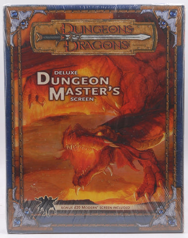 D&D Deluxe Dungeon Master's Screen 3.5 w/d20 Modern Screen SW, by Various