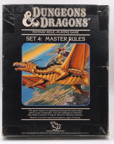 Dungeons & Dragons Set 4: Master Rules, by