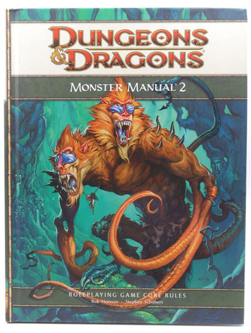 Monster Manual 2: A 4th Edition D&D Core Rulebook (D&D Supplement), by Owen K.C. Stephens, Peter Lee, N. Eric Heath, Jesse Decker, Greg Bilsland, Eytan Bernstein, Chris Sims, Rob Heinsoo