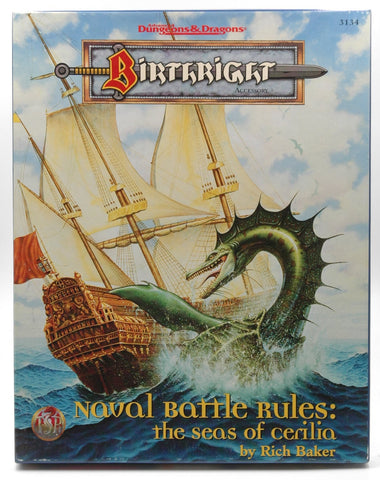 Naval Battle Rules: The Seas of Cerilia (Birthright), by Baker, Rich