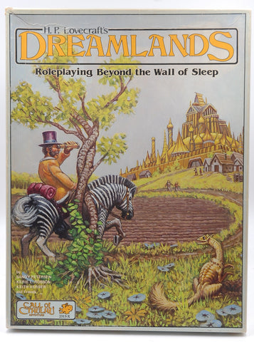 HP Lovecraft's Dreamlands Roleplaying Beyind the Wall of Sleep RPG Box Set Chaosium, by Petersen, Robson, Herber