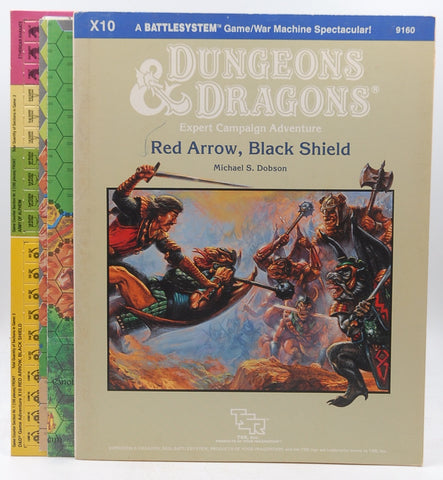 Red Arrow, Black Shield (Dungeon & Dragons Expert Campaign Adventure X10), by Michael S. Dobson
