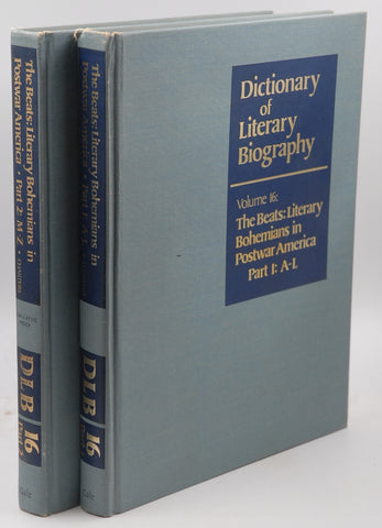 The Beats, Literary Bohemians in Postwar America (Dictionary of Literary Biography, Vol. 16), by