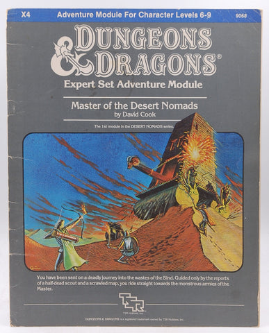 Master of the Desert Nomads (Dungeons & Dragons Expert Module X4), by David Cook