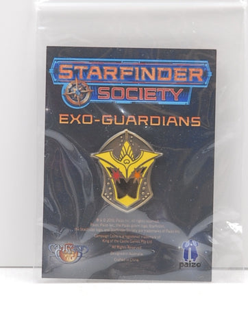 Starfinder Society Pin Exo-Guardians RPG, by Staff