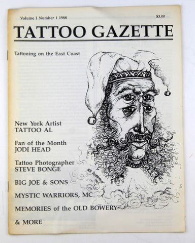 Tattoo Gazette Vol I No 1 1988, by In House  