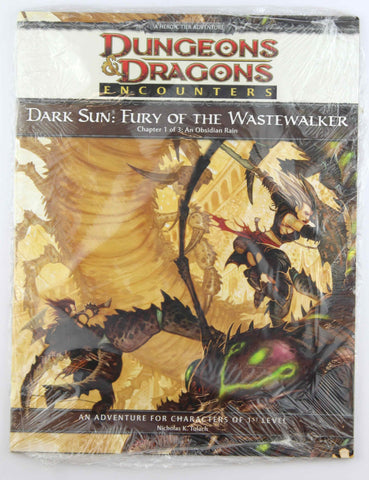 1/3 D&D Encounters 4e Dark Sun Fury of the Wastewalker Flight to Tyr SW, by Tulach  