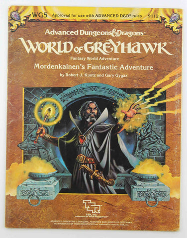 AD&D Greyhawk WG5 Mordenkainen's Fantastic Adventure G, by Robert J Kuntz, Gary Gygax  