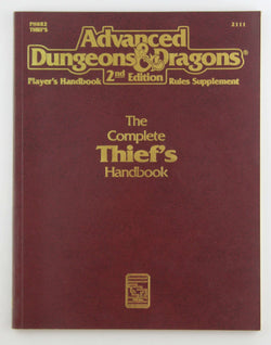 AD&D 2e The Complete Thief's Handbook, by Various  