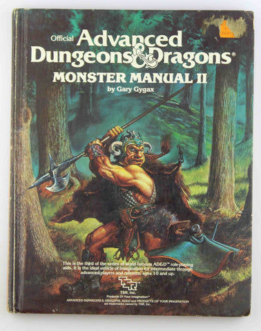 Advanced Dungeons and Dragons: Monster Manual II (#2016), by Gygax, Gary  