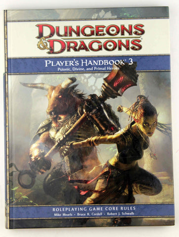 Player's Handbook 3: A 4th Edition D&D Core Rulebook, by Heinsoo, Rob,Schwalb, Robert J.,Mearls, Mike  