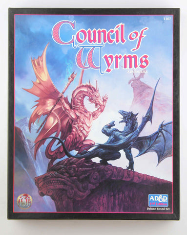 AD&D 2e Council of Wyrms Box Set VG++, by Various  