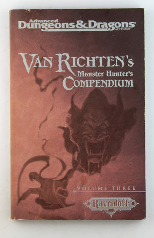 AD&D Van Richten's Monster Hunter's Compendium Volume Three Ravenloft, by Various  