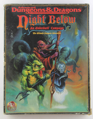 AD&D Night Below An Underdark Setting G Complete, by Various  