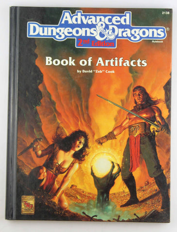 Book of Artifacts (Advanced Dungeons & Dragons/Rulebook), by Cook, David "Zeb"  