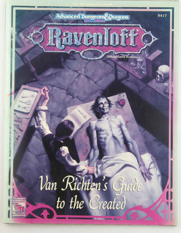 Van Richten's Guide to the Created Sunned, by Woodruff  