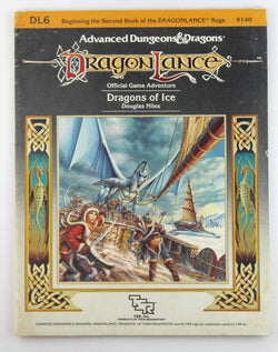 AD&D DL6 Dragons of Ice w/Map, by Niles  