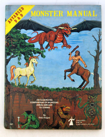 Advanced Dungeons & Dragons Monster Manual: An Alphabetical Compendium of all the Monsters Found in AD&D, Including Attacks, Damage, Special Abilities, and Descriptions, by Gary Gygax  