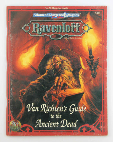 Van Richten's Guide to the Ancient Dead (Advanced Dungeons & Dragons: Ravenloft, Campaign Accessory/9451), by Skip Williams  