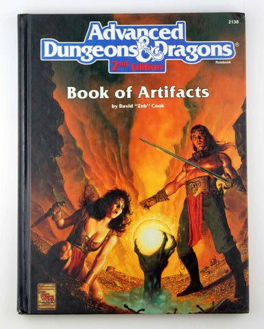 Book of Artifacts (Advanced Dungeons & Dragons/Rulebook), by Cook, David "Zeb"  