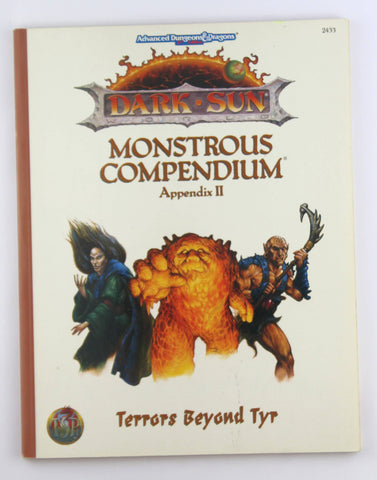 Terrors Beyond Tyr (Advanced Dungeons & Dragons, 2nd Edition : Dark Sun Monstrous Compendium Appendix II), by   