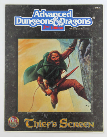 Thief's Screen/Screens and Reference Material (Advanced Dungeons & Dragons, 2nd Edition), by Williams, Skip  