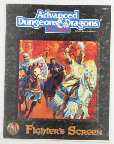 Fighter's Screen/Screens and Reference Material (Advanced Dungeons & Dragons, 2nd Edition), by Cook, David  