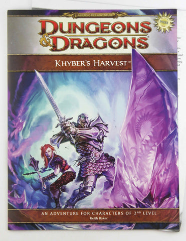 D&D 4e Free RPG Day Khyber's Harvest, by Baker  
