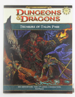 D&D 4e Free RPG Day Treasure of Talon Pass, by Noonan  