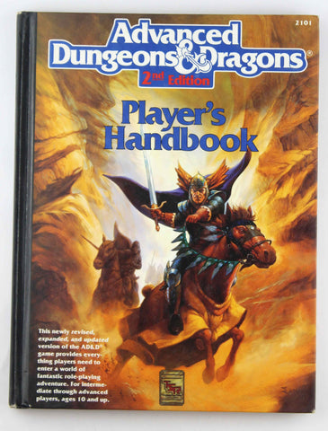 Advanced Dungeons & Dragons Player's Handbook, 2nd Edition, by David "Zeb" Cook  