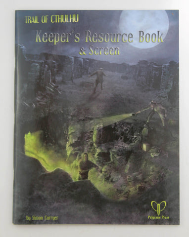 Trail of Cthulhu RPG Keeper's Reference Book, by Various  