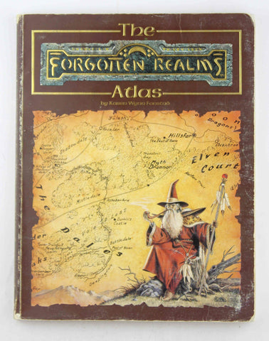 The Forgotten Realms Atlas G+ AD&D Greenwood, by Karen Wynn Fonstad  