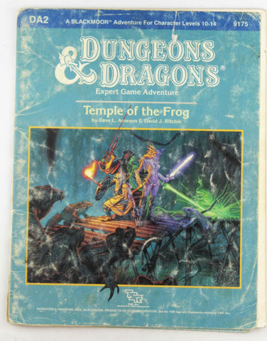 D&D Temple of the Frog (DA2), by Dave L. Arneson & David J. Ritchie  