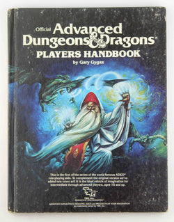 AD&D Players Handbook Updated Cover Rubbing, by Gygax  