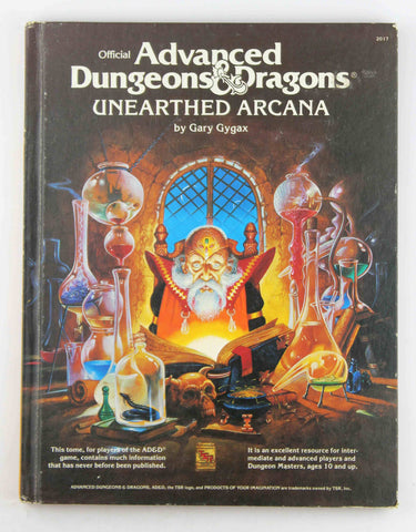 AD&D Unearthed Arcana VG, by Gary Gygax  