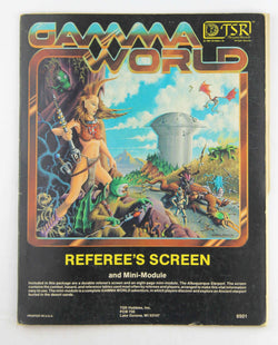Referee's Screen and Mini-Module (Gamma World RPG 1st edition), by Paul Reiche III  