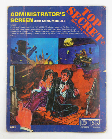 Top Secret RPG Administrator's Screen, by Various  