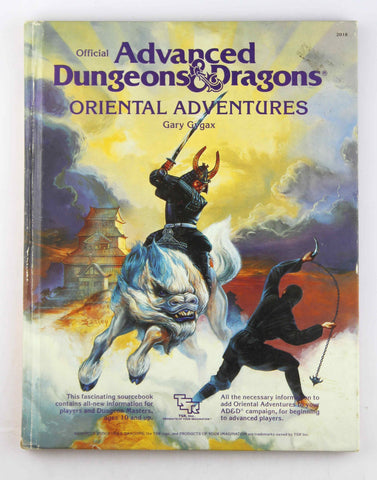 AD&D Oriental Adventures VG+, by Gary Gygax  