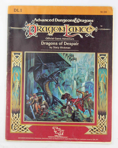AD&D DL1 Dragons of Despair Dragonlance Stain, by Tracy Hickman  