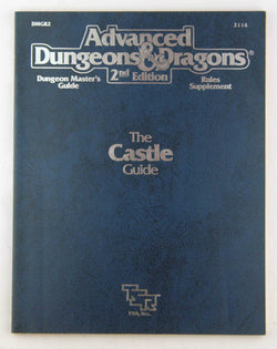 AD&D 2e The Castle Guide VG+, by Boucher, et al  