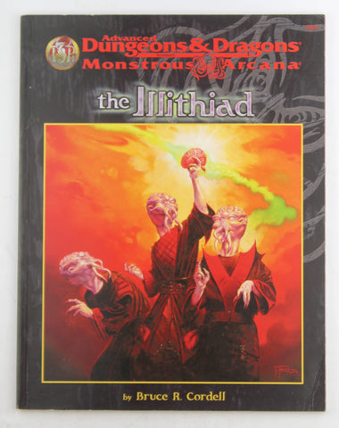 AD&D 2e The Illithiad VG+, by Bruce R Cordell  