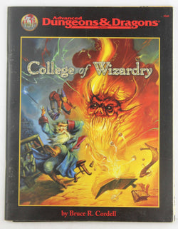 AD&D 2e College of Wizardry w/Map, by Cordell  