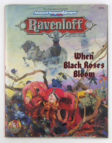 AD&D 2e When Black Roses Bloom w/Map Ravenloft, by Various  