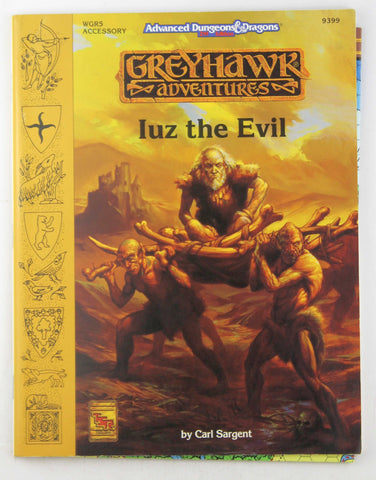 Iuz The Evil AD&D 2e Greyhawk w/Map VG, by Carl Sargent  