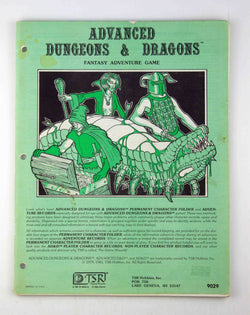 AD&D Permanent Character Folder and Adventure Records, by Staff  