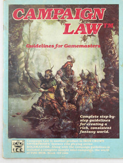 Campaign Law Rolemaster RPG, by Various  