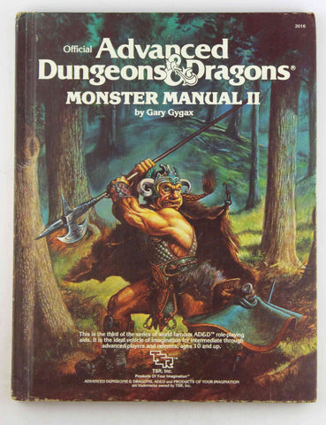 Advanced Dungeons and Dragons: Monster Manual II (#2016), by Gygax, Gary  