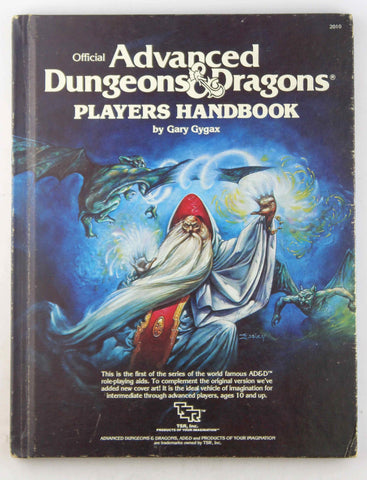AD&D Players Handbook VG Updated Cover, by Gygax  