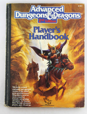 Advanced Dungeons & Dragons Player's Handbook, 2nd Edition, by David "Zeb" Cook  